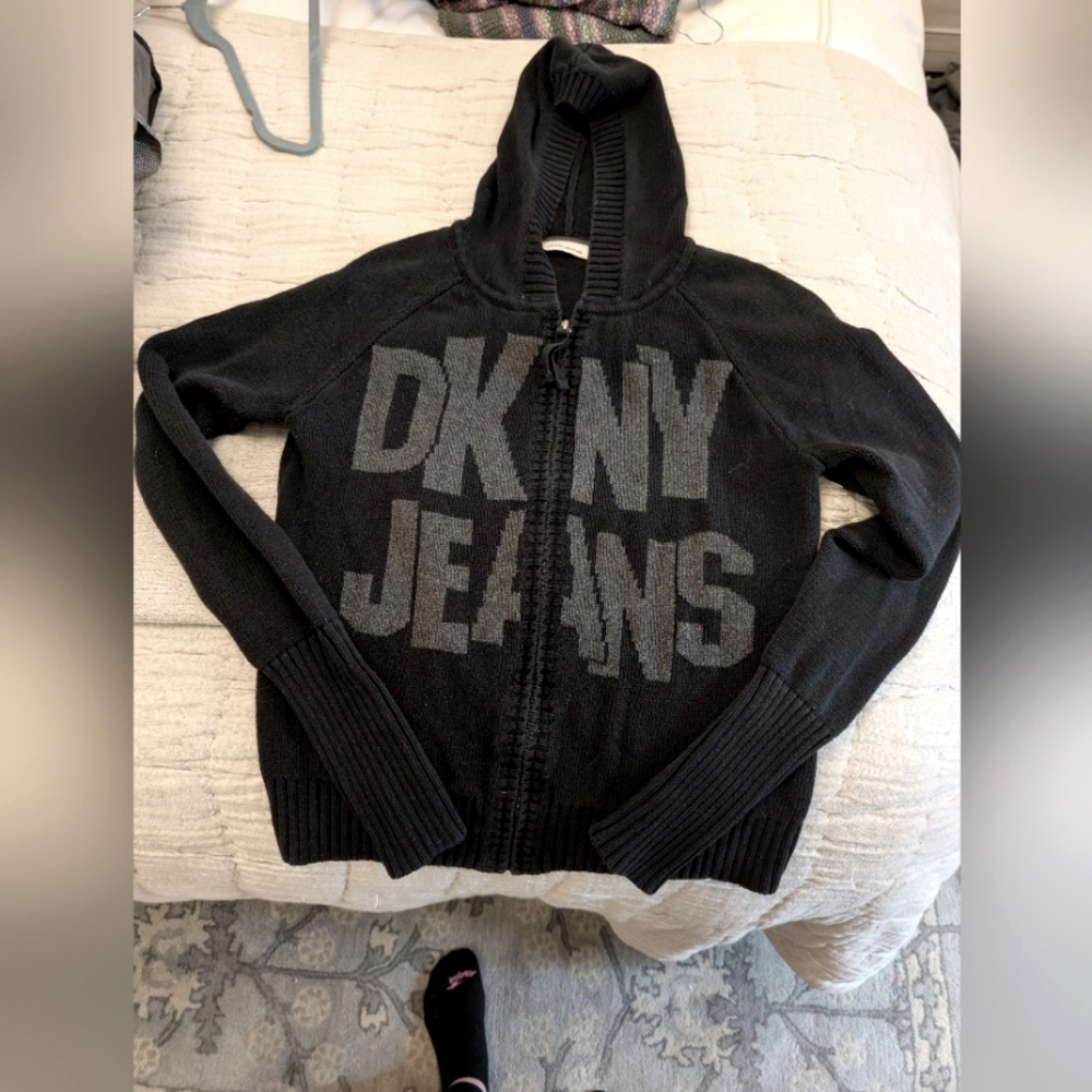 DKNY Jeans Black Hoodie